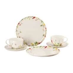 Rosenthal Set 6 Pcs. With Combi Cups & Saucers And Coupe Plates