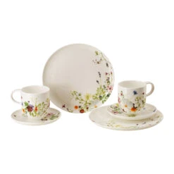 Rosenthal Set 6 Pcs. With Mugs And Coupe Plates